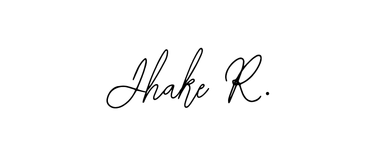 Create a beautiful signature design for name Jhake R.. With this signature (Bearetta-2O07w) fonts, you can make a handwritten signature for free. Jhake R. signature style 12 images and pictures png
