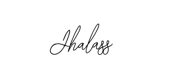 Use a signature maker to create a handwritten signature online. With this signature software, you can design (Bearetta-2O07w) your own signature for name Jhalass. Jhalass signature style 12 images and pictures png