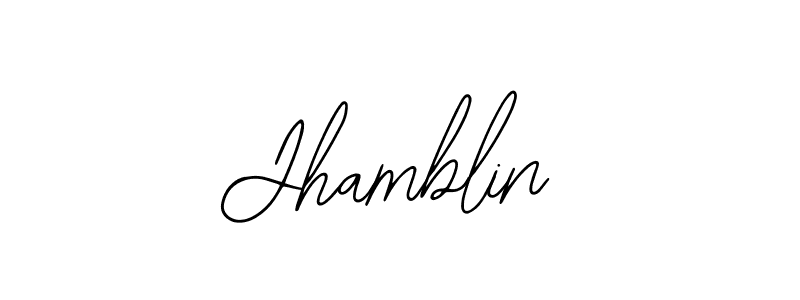 if you are searching for the best signature style for your name Jhamblin. so please give up your signature search. here we have designed multiple signature styles  using Bearetta-2O07w. Jhamblin signature style 12 images and pictures png