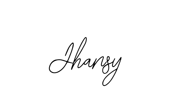 Use a signature maker to create a handwritten signature online. With this signature software, you can design (Bearetta-2O07w) your own signature for name Jhansy. Jhansy signature style 12 images and pictures png