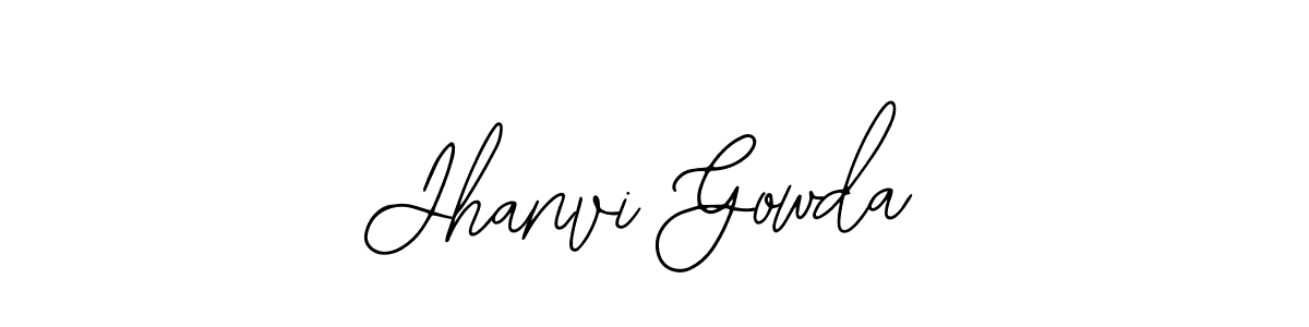 Also we have Jhanvi Gowda name is the best signature style. Create professional handwritten signature collection using Bearetta-2O07w autograph style. Jhanvi Gowda signature style 12 images and pictures png