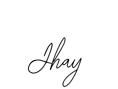 Design your own signature with our free online signature maker. With this signature software, you can create a handwritten (Bearetta-2O07w) signature for name Jhay. Jhay signature style 12 images and pictures png