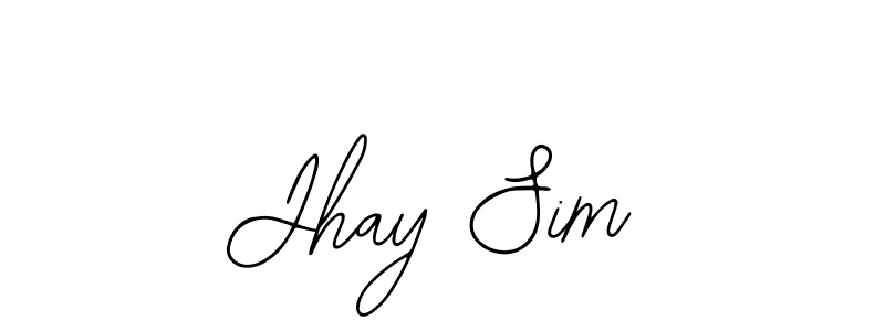 Also You can easily find your signature by using the search form. We will create Jhay Sim name handwritten signature images for you free of cost using Bearetta-2O07w sign style. Jhay Sim signature style 12 images and pictures png
