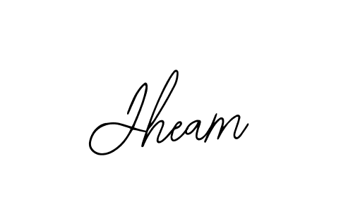 Create a beautiful signature design for name Jheam. With this signature (Bearetta-2O07w) fonts, you can make a handwritten signature for free. Jheam signature style 12 images and pictures png