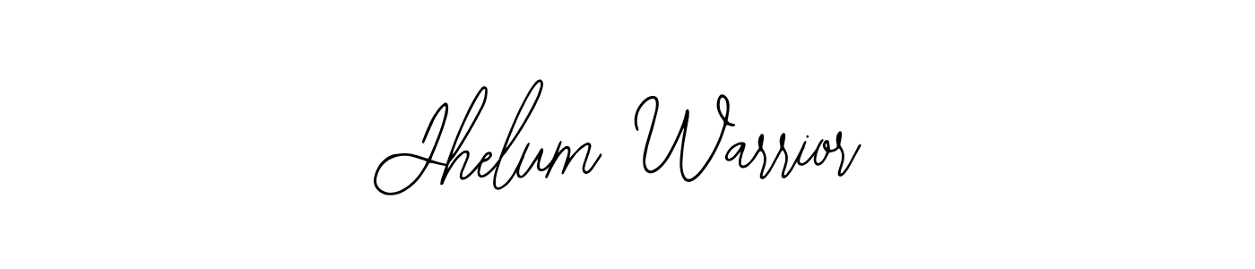 Jhelum Warrior stylish signature style. Best Handwritten Sign (Bearetta-2O07w) for my name. Handwritten Signature Collection Ideas for my name Jhelum Warrior. Jhelum Warrior signature style 12 images and pictures png