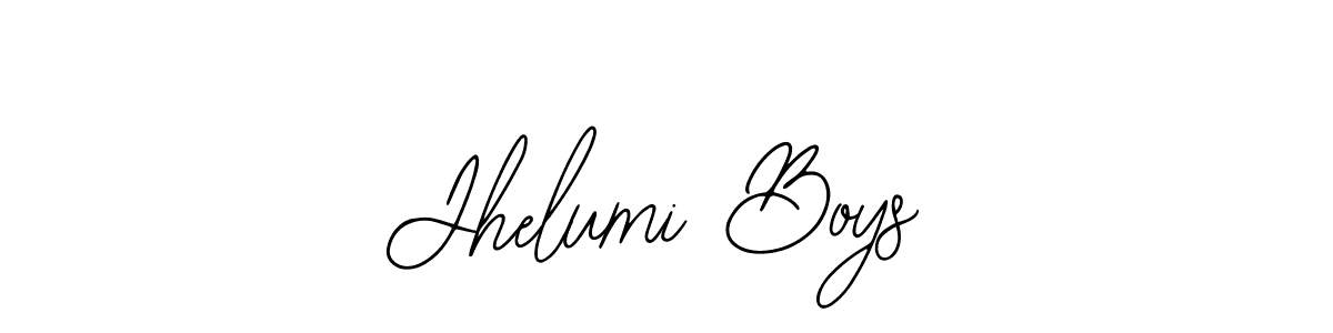 Similarly Bearetta-2O07w is the best handwritten signature design. Signature creator online .You can use it as an online autograph creator for name Jhelumi Boys. Jhelumi Boys signature style 12 images and pictures png