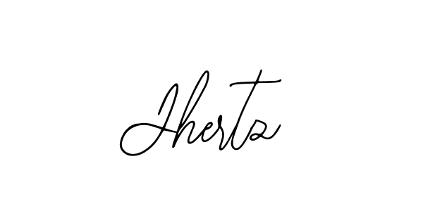 How to make Jhertz signature? Bearetta-2O07w is a professional autograph style. Create handwritten signature for Jhertz name. Jhertz signature style 12 images and pictures png