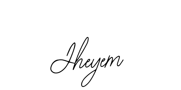 You should practise on your own different ways (Bearetta-2O07w) to write your name (Jheyem) in signature. don't let someone else do it for you. Jheyem signature style 12 images and pictures png