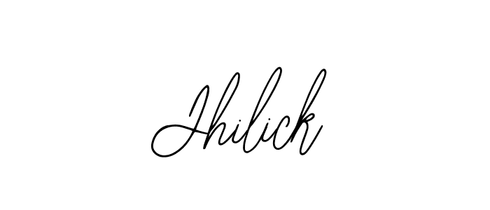 How to Draw Jhilick signature style? Bearetta-2O07w is a latest design signature styles for name Jhilick. Jhilick signature style 12 images and pictures png