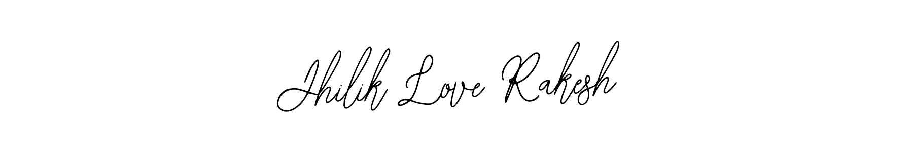 You should practise on your own different ways (Bearetta-2O07w) to write your name (Jhilik Love Rakesh) in signature. don't let someone else do it for you. Jhilik Love Rakesh signature style 12 images and pictures png