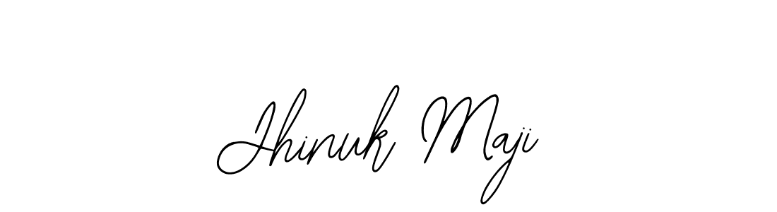 Jhinuk Maji stylish signature style. Best Handwritten Sign (Bearetta-2O07w) for my name. Handwritten Signature Collection Ideas for my name Jhinuk Maji. Jhinuk Maji signature style 12 images and pictures png