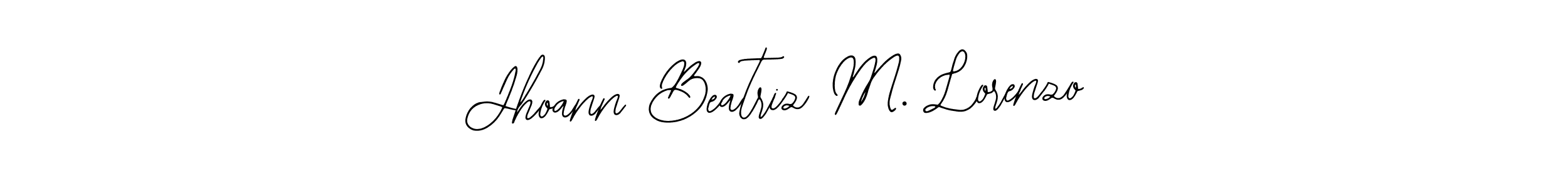 It looks lik you need a new signature style for name Jhoann Beatriz M. Lorenzo. Design unique handwritten (Bearetta-2O07w) signature with our free signature maker in just a few clicks. Jhoann Beatriz M. Lorenzo signature style 12 images and pictures png