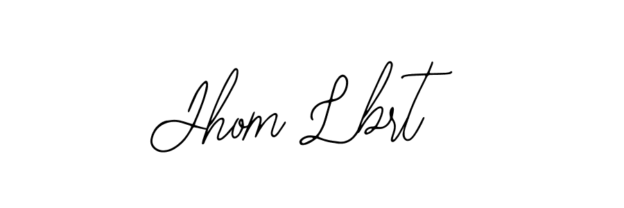 Use a signature maker to create a handwritten signature online. With this signature software, you can design (Bearetta-2O07w) your own signature for name Jhom Lbrt. Jhom Lbrt signature style 12 images and pictures png