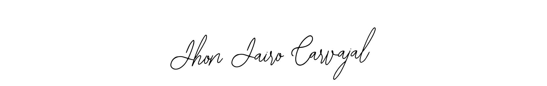 The best way (Bearetta-2O07w) to make a short signature is to pick only two or three words in your name. The name Jhon Jairo Carvajal include a total of six letters. For converting this name. Jhon Jairo Carvajal signature style 12 images and pictures png