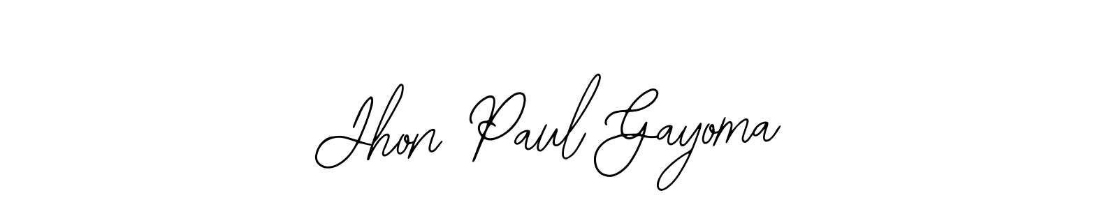 Make a beautiful signature design for name Jhon Paul Gayoma. Use this online signature maker to create a handwritten signature for free. Jhon Paul Gayoma signature style 12 images and pictures png