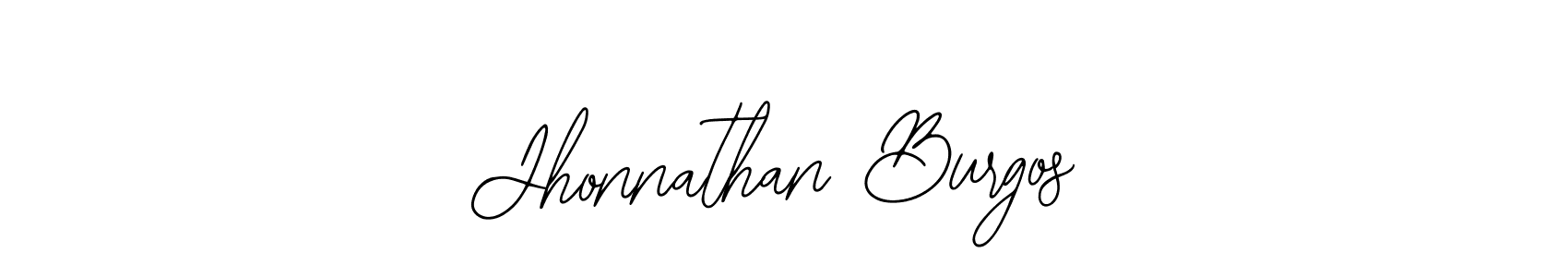 Make a short Jhonnathan Burgos signature style. Manage your documents anywhere anytime using Bearetta-2O07w. Create and add eSignatures, submit forms, share and send files easily. Jhonnathan Burgos signature style 12 images and pictures png