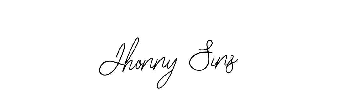 Similarly Bearetta-2O07w is the best handwritten signature design. Signature creator online .You can use it as an online autograph creator for name Jhonny Sins. Jhonny Sins signature style 12 images and pictures png