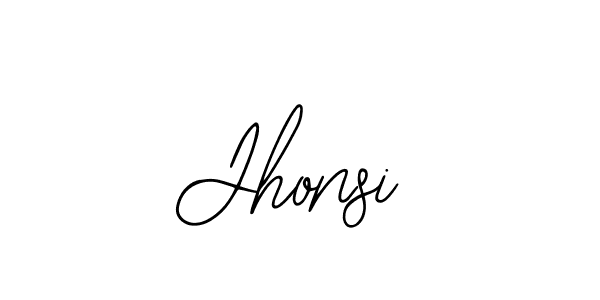 Design your own signature with our free online signature maker. With this signature software, you can create a handwritten (Bearetta-2O07w) signature for name Jhonsi. Jhonsi signature style 12 images and pictures png