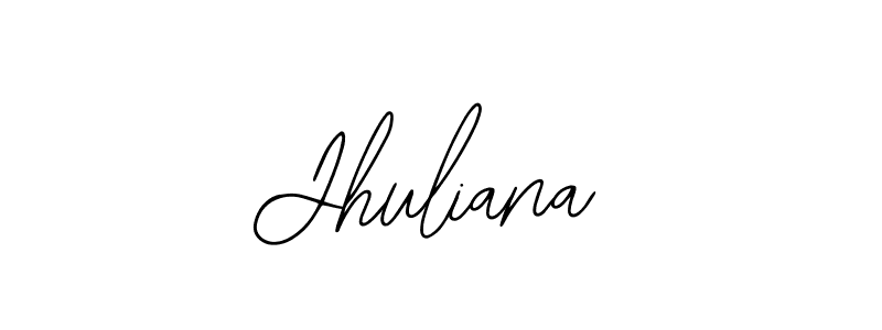 Use a signature maker to create a handwritten signature online. With this signature software, you can design (Bearetta-2O07w) your own signature for name Jhuliana. Jhuliana signature style 12 images and pictures png
