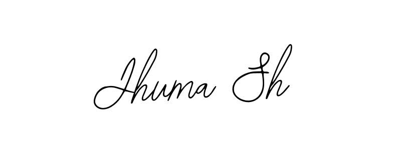 How to Draw Jhuma Sh signature style? Bearetta-2O07w is a latest design signature styles for name Jhuma Sh. Jhuma Sh signature style 12 images and pictures png