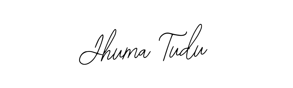 Also You can easily find your signature by using the search form. We will create Jhuma Tudu name handwritten signature images for you free of cost using Bearetta-2O07w sign style. Jhuma Tudu signature style 12 images and pictures png