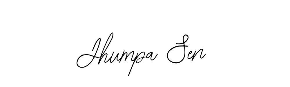 How to Draw Jhumpa Sen signature style? Bearetta-2O07w is a latest design signature styles for name Jhumpa Sen. Jhumpa Sen signature style 12 images and pictures png