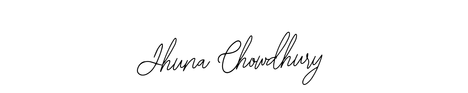 You should practise on your own different ways (Bearetta-2O07w) to write your name (Jhuna Chowdhury) in signature. don't let someone else do it for you. Jhuna Chowdhury signature style 12 images and pictures png