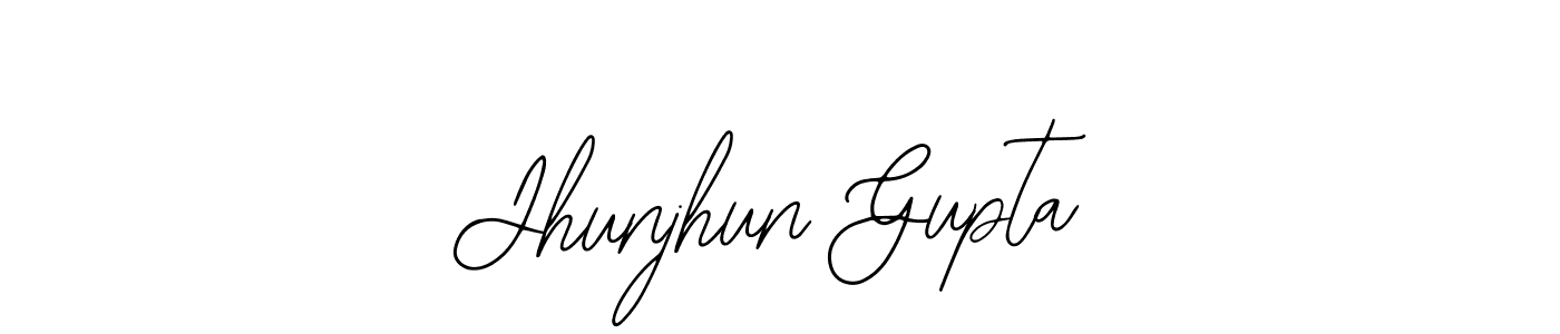 Jhunjhun Gupta stylish signature style. Best Handwritten Sign (Bearetta-2O07w) for my name. Handwritten Signature Collection Ideas for my name Jhunjhun Gupta. Jhunjhun Gupta signature style 12 images and pictures png