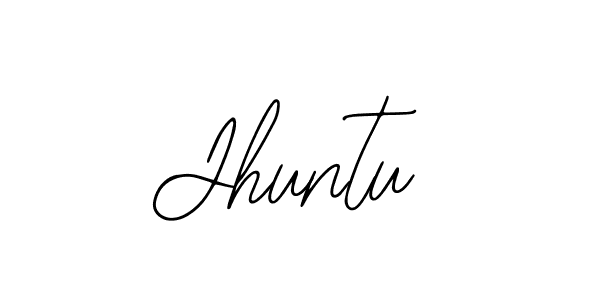 You should practise on your own different ways (Bearetta-2O07w) to write your name (Jhuntu) in signature. don't let someone else do it for you. Jhuntu signature style 12 images and pictures png