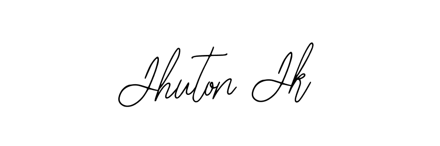 Also You can easily find your signature by using the search form. We will create Jhuton Jk name handwritten signature images for you free of cost using Bearetta-2O07w sign style. Jhuton Jk signature style 12 images and pictures png