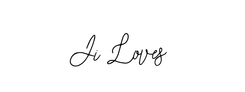 Make a beautiful signature design for name Ji Loves. With this signature (Bearetta-2O07w) style, you can create a handwritten signature for free. Ji Loves signature style 12 images and pictures png