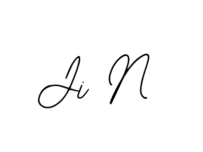 It looks lik you need a new signature style for name Ji N. Design unique handwritten (Bearetta-2O07w) signature with our free signature maker in just a few clicks. Ji N signature style 12 images and pictures png