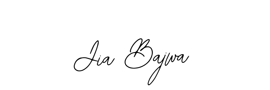 Make a short Jia Bajwa signature style. Manage your documents anywhere anytime using Bearetta-2O07w. Create and add eSignatures, submit forms, share and send files easily. Jia Bajwa signature style 12 images and pictures png