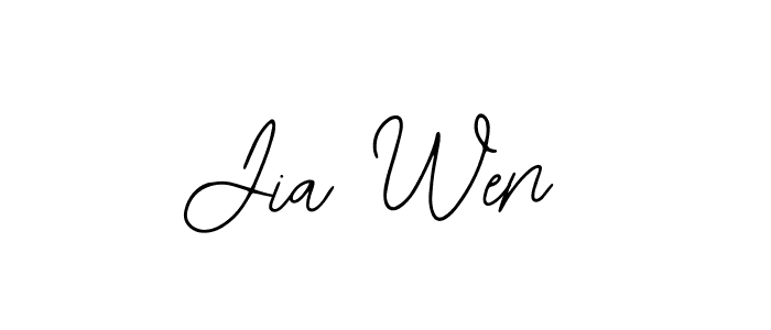 Also You can easily find your signature by using the search form. We will create Jia Wen name handwritten signature images for you free of cost using Bearetta-2O07w sign style. Jia Wen signature style 12 images and pictures png