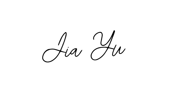 Similarly Bearetta-2O07w is the best handwritten signature design. Signature creator online .You can use it as an online autograph creator for name Jia Yu. Jia Yu signature style 12 images and pictures png