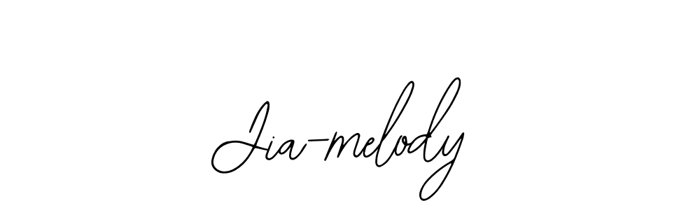 Design your own signature with our free online signature maker. With this signature software, you can create a handwritten (Bearetta-2O07w) signature for name Jia-melody. Jia-melody signature style 12 images and pictures png