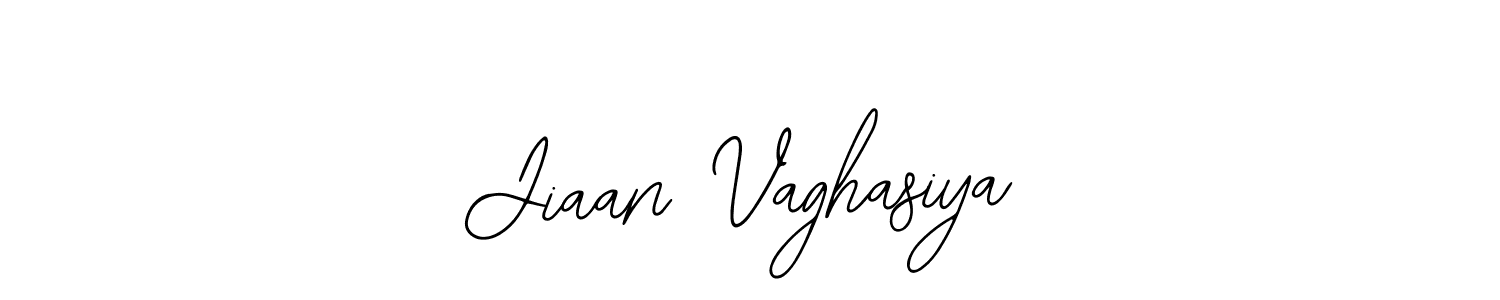 The best way (Bearetta-2O07w) to make a short signature is to pick only two or three words in your name. The name Jiaan Vaghasiya include a total of six letters. For converting this name. Jiaan Vaghasiya signature style 12 images and pictures png