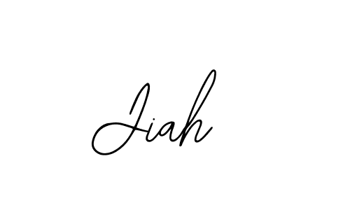 Use a signature maker to create a handwritten signature online. With this signature software, you can design (Bearetta-2O07w) your own signature for name Jiah . Jiah  signature style 12 images and pictures png