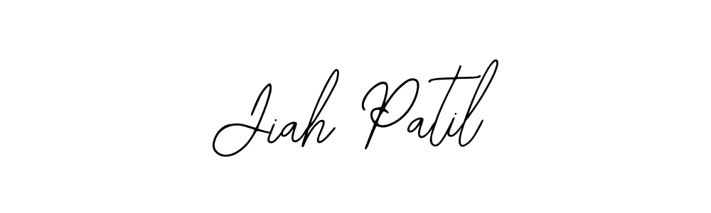 Also we have Jiah Patil name is the best signature style. Create professional handwritten signature collection using Bearetta-2O07w autograph style. Jiah Patil signature style 12 images and pictures png