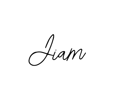 How to make Jiam signature? Bearetta-2O07w is a professional autograph style. Create handwritten signature for Jiam name. Jiam signature style 12 images and pictures png