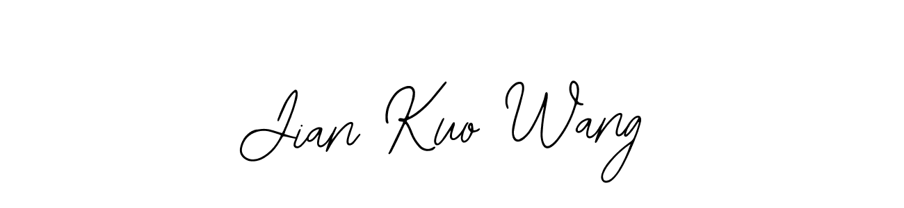 Similarly Bearetta-2O07w is the best handwritten signature design. Signature creator online .You can use it as an online autograph creator for name Jian Kuo Wang. Jian Kuo Wang signature style 12 images and pictures png