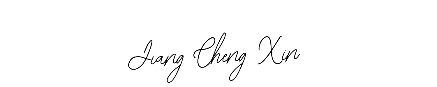 if you are searching for the best signature style for your name Jiang Cheng Xin. so please give up your signature search. here we have designed multiple signature styles  using Bearetta-2O07w. Jiang Cheng Xin signature style 12 images and pictures png