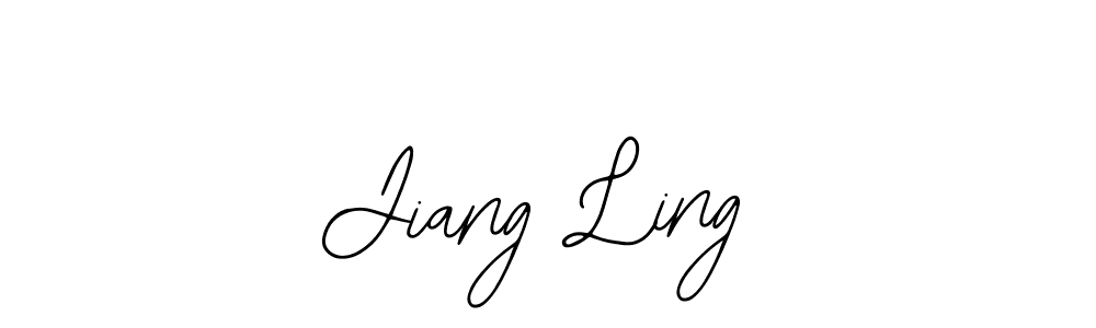 Bearetta-2O07w is a professional signature style that is perfect for those who want to add a touch of class to their signature. It is also a great choice for those who want to make their signature more unique. Get Jiang Ling name to fancy signature for free. Jiang Ling signature style 12 images and pictures png