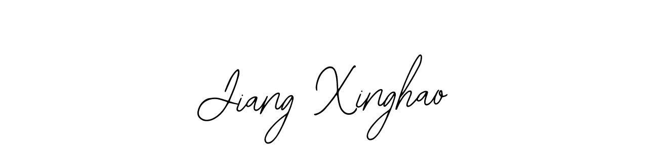 How to make Jiang Xinghao name signature. Use Bearetta-2O07w style for creating short signs online. This is the latest handwritten sign. Jiang Xinghao signature style 12 images and pictures png