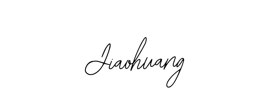 How to make Jiaohuang name signature. Use Bearetta-2O07w style for creating short signs online. This is the latest handwritten sign. Jiaohuang signature style 12 images and pictures png