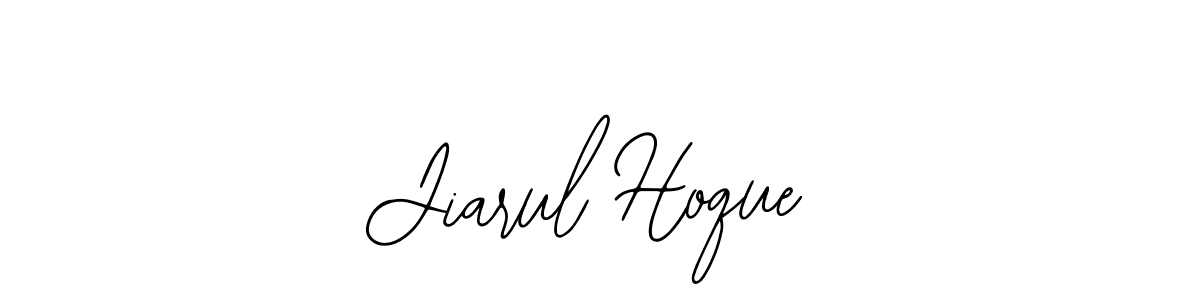 Use a signature maker to create a handwritten signature online. With this signature software, you can design (Bearetta-2O07w) your own signature for name Jiarul Hoque. Jiarul Hoque signature style 12 images and pictures png