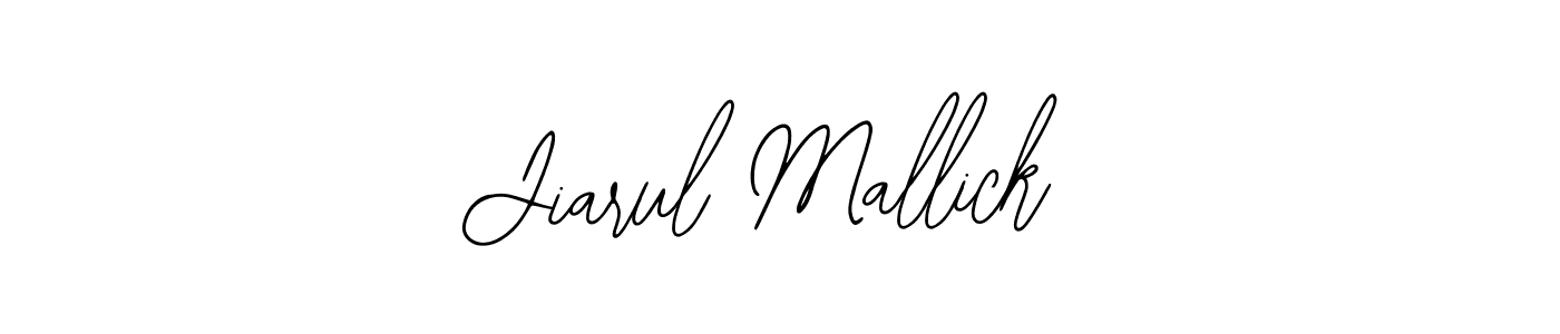 Create a beautiful signature design for name Jiarul Mallick. With this signature (Bearetta-2O07w) fonts, you can make a handwritten signature for free. Jiarul Mallick signature style 12 images and pictures png