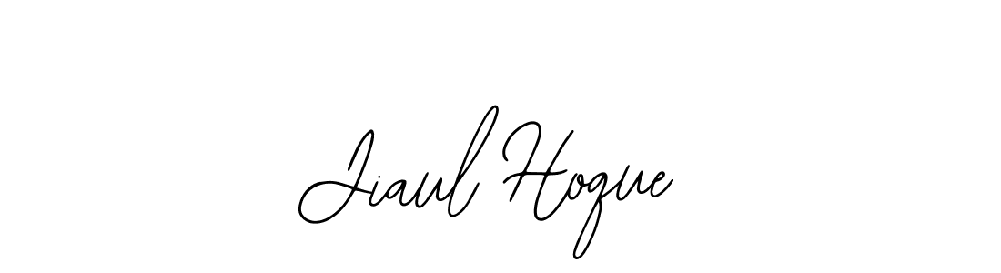 You should practise on your own different ways (Bearetta-2O07w) to write your name (Jiaul Hoque) in signature. don't let someone else do it for you. Jiaul Hoque signature style 12 images and pictures png