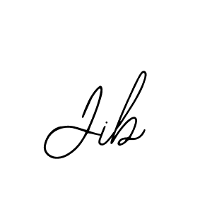 You should practise on your own different ways (Bearetta-2O07w) to write your name (Jib) in signature. don't let someone else do it for you. Jib signature style 12 images and pictures png