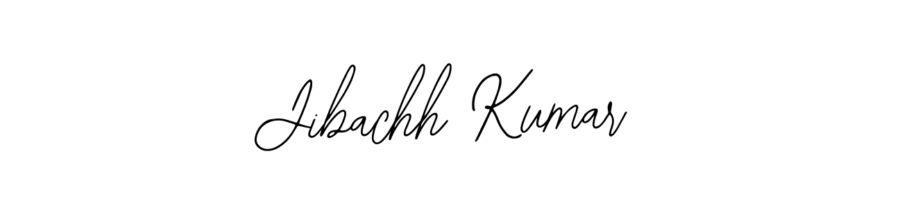 You should practise on your own different ways (Bearetta-2O07w) to write your name (Jibachh Kumar) in signature. don't let someone else do it for you. Jibachh Kumar signature style 12 images and pictures png